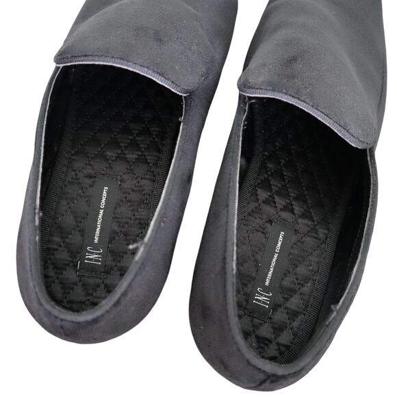 INC International Concepts Mens Trace Velvet Penny Loafers Size 10 Black Slip On - Picture 7 of 10